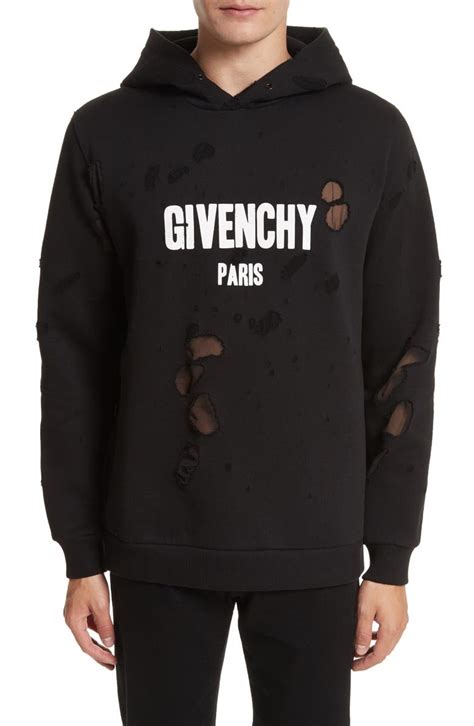 givenchy jumpers men|Givenchy hoodie distressed.